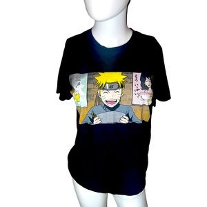 Naruto Shippuden Anime Men's Ichiraku Ramen Black T-Shirt